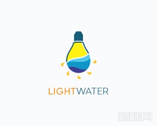 Light Bulb Water灯泡水logo设计欣赏