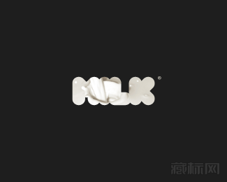MILK字体logo设计欣赏
