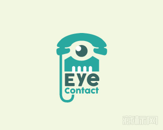 Eye Contact眼神接触logo设计欣赏