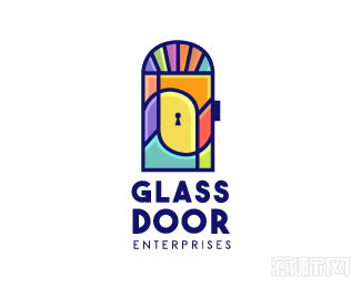 Glass Door眼镜之门logo设计欣赏