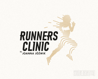 Runners Clinic跑步诊断者logo设计欣赏