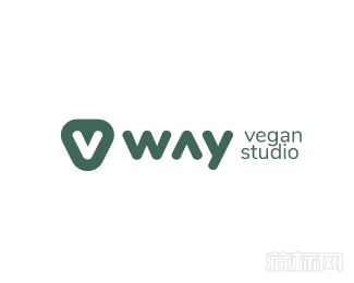 v way字体logo设计欣赏