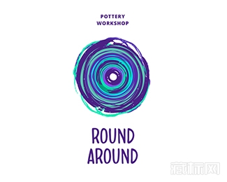 Round & Aroun圆logo设计欣赏