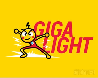 Gigalight logo Mascot标志设计欣赏