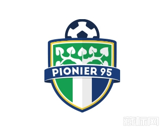 波兰PIONIER 95足球俱乐部logo设计含义