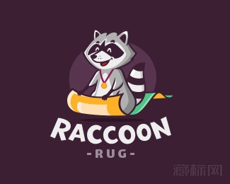 Raccoon Rug浣熊地毯logo设计欣赏