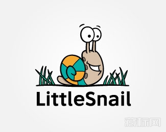 Little Snail小蜗牛logo设计欣赏