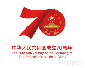 庆祝中华人民共和国成立70周年活动标志含义【矢量图】