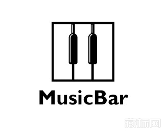 MusicBar音乐酒吧logo设计欣赏