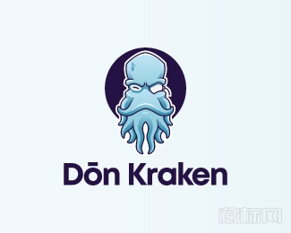 Don Kraken章鱼logo设计欣赏