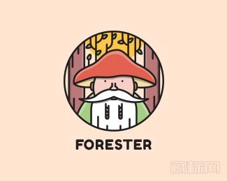 Forester森林爷爷logo设计欣赏
