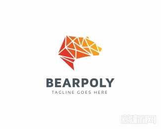 Bear Head熊头logo设计欣赏