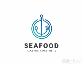 Sea Food海鲜logo设计欣赏