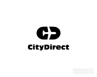 CityDirect城市直达logo设计欣赏