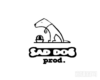 SAD DOG PROD牛头梗logo设计欣赏