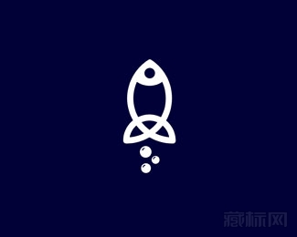 Space Fish太空鱼logo设计欣赏