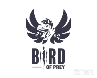 Bird of prey恐龙鸟logo设计欣赏