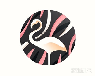 Flamingo火烈鸟logo设计欣赏