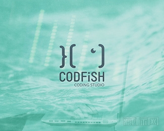 Codfish代码鱼logo设计欣赏