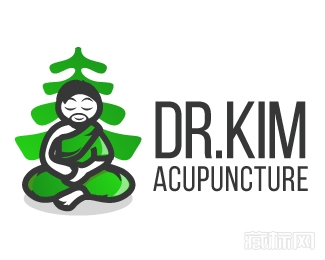 Acupuncture瑜伽logo设计欣赏