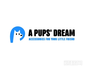 Pups Dream小狗的梦想logo设计欣赏