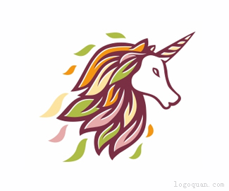 Unicorn独角兽logo