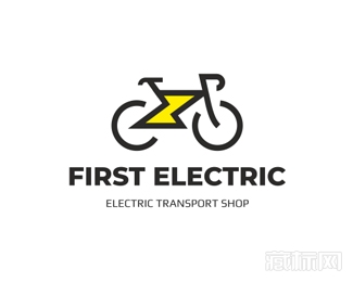 First Electric第一电自行车logo设计欣赏