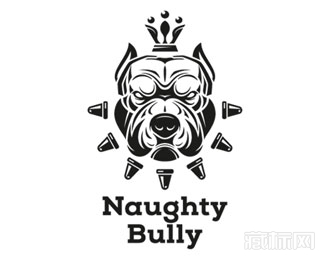 Naughty Bully斗牛犬logo设计欣赏