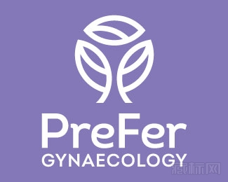 Prefer Gynaecology手和叶子logo设计欣赏