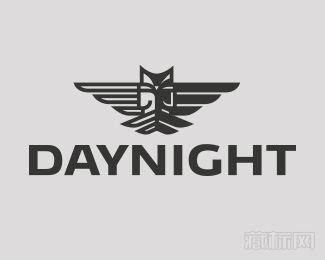 DAYNIGHT猫头鹰logo设计欣赏