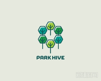 Park Hive公园logo设计欣赏