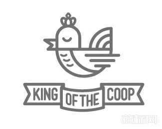 King of the Coop鸡logo设计欣赏