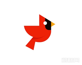 cardinal鸟logo设计欣赏