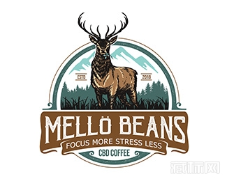 Mello Beans鹿logo设计欣赏