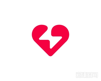 Lovestruck恋爱闪电logo设计欣赏