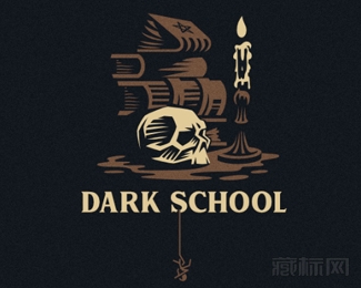 Dark school黑暗学校logo设计欣赏