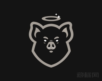 Saint Pig圣猪logo设计欣赏