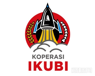 Koperasi IKUBI火箭logo设计欣赏