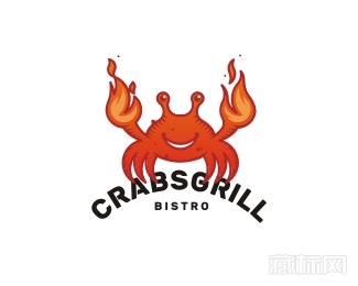 CRABSGRILL螃蟹logo设计欣赏