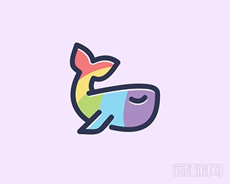 Unicorn Whale鲸鱼logo设计欣赏