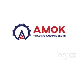 AMOK Trading and Projects logo设计欣赏