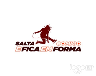 Salta Comigo e Fica em Forma logo设计欣赏