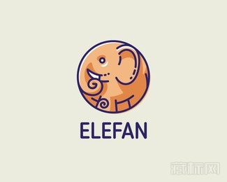 ELEFAN大象logo设计欣赏