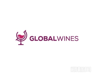 Global Wines葡萄酒logo设计欣赏