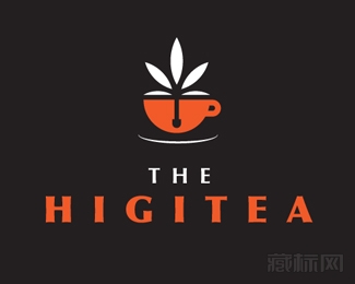 The Higitea花logo设计欣赏