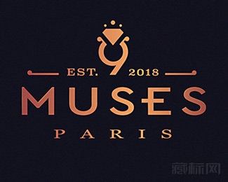 9 MUSES PARIS巴黎音乐节logo设计欣赏