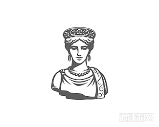 Roman woman罗马女人logo设计欣赏
