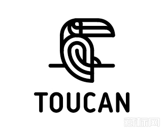 Toucan巨嘴鸟logo设计欣赏