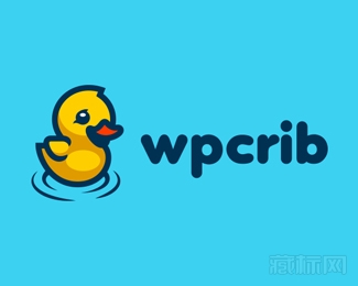 WPcrib小鸭子logo设计欣赏