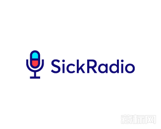 Sick Radio电台logo设计欣赏